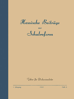 cover image of Führer für Diskussionsleiter